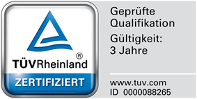 TÜV Rheinland – Zertifizierte Qualifikation, Gültigkeit 3 Jahre